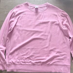 Bundle of 3 crew neck sweatshirts - 1 pink 2xl, 1 w/ pumpkins xl and 1 Lavender